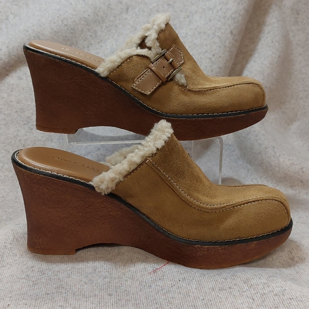 Lower East Side Faux Suede Mule/Clog - Picture 4 of 8